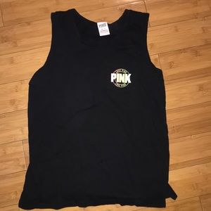 Rainbow logo PINK muscle tee